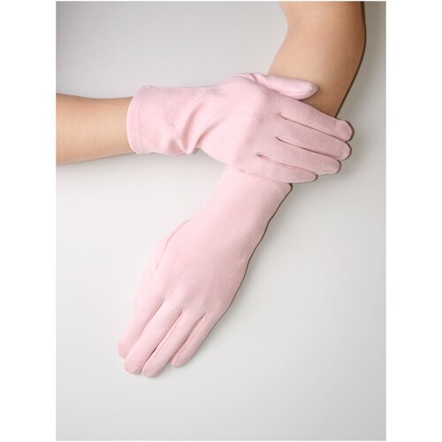 фото Перчатки трикотажные демисезонные touch frimis, цвет: светло- розовый