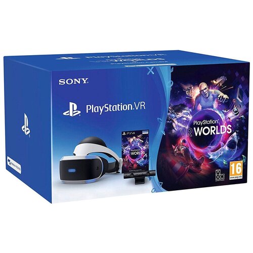 фото Sony playstation vr шлем виртуальной реальности (cuh-zvr2) + ps camera + игра playstation vr worlds