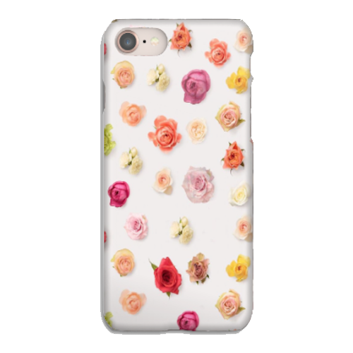 фото Силиконовый чехол цветы на apple iphone 8 plus/ айфон 8 плюс xcase