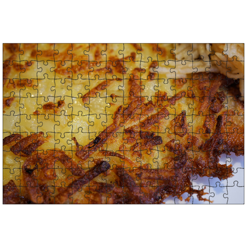 фото Магнитный пазл 27x18см."картофельные блины, картошка, блины" на холодильник lotsprints