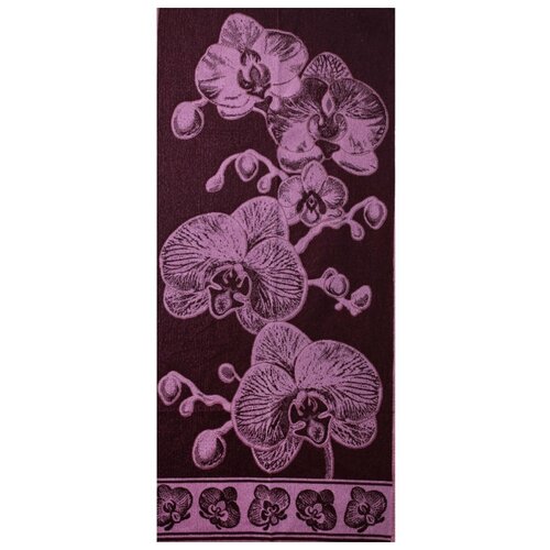 фото Полотенце банное махровое 67х150см, 6с102.411ж1, речицкий текстиль, орхидея