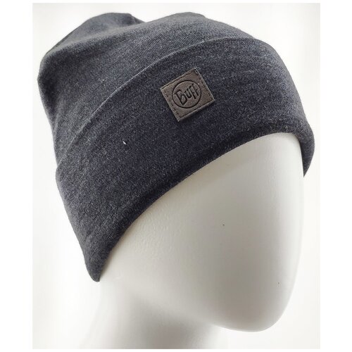 фото Buff теплая шерстяная шапка-бини buff hat wool heavyweight grey