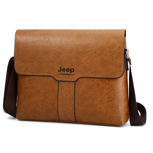 фото Сумка-портфель mypads pi732 jeep из качественной импортной эко-кожи для ноутбука 11.6 дюймов европейский молодежный дизайн вместительная с раздельными передними карманами мужская женская сумка коричневого цвета