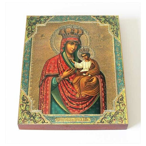 фото Черниговская-гефсиманская икона божией матери, доска 8*10 см соборъная лавка