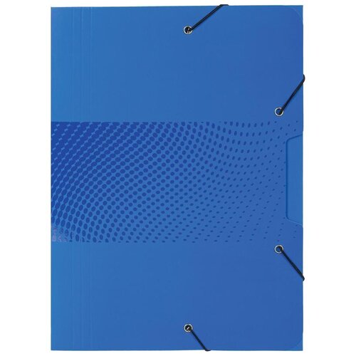 фото Папка на резинках картонная attache digital (а4, до 300л., ламинированный картон) синяя, 1шт.