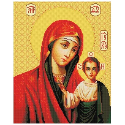 фото Белоснежка набор алмазной вышивки икона божией матери казанская (069-st-s) 40x50 см
