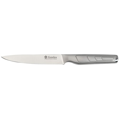 фото Нож для овощей gemlux gl-uk5, лезвие 12.5 см, серебристый