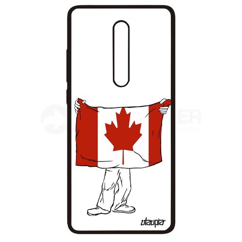 фото Чехол на мобильный redmi k20, "флаг канады с руками" туризм путешествие utaupia