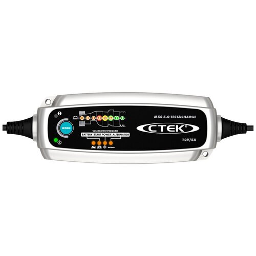 фото Зарядное устройство ctek mxs 5.0 test & charge белый/черный