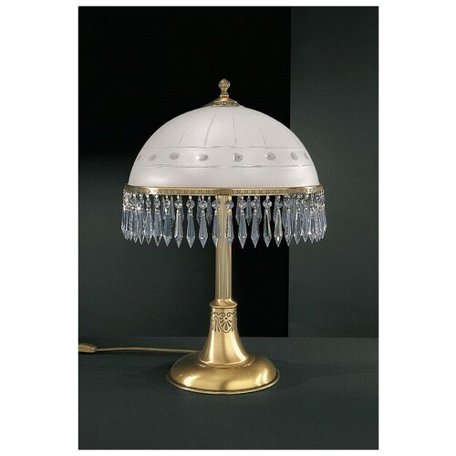 фото Лампа декоративная reccagni angelo p 1831, e27, 120 вт, цвет арматуры: бронзовый, цвет плафона/абажура: белый