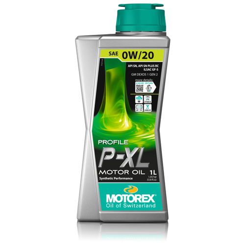 фото Синтетическое моторное масло motorex profile p-xl 0w-20, 1 л