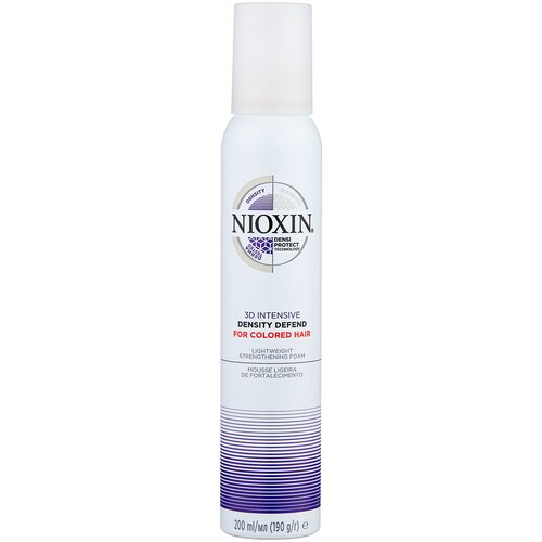 Купить Мусс для волос Nioxin 3D Intensive Density Defend For Colored Hair для защиты цвета и плотности окрашенных волос