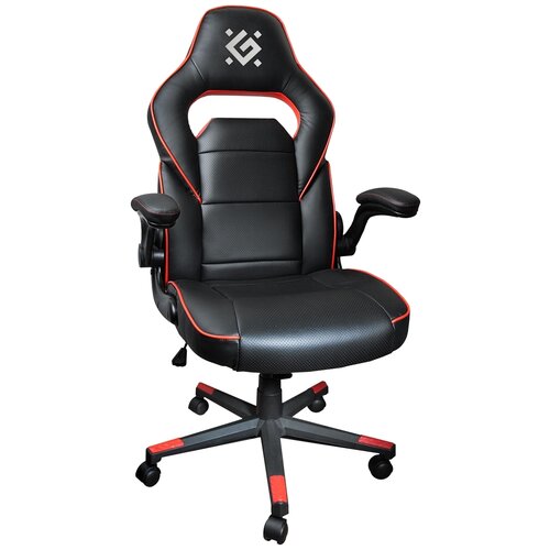 фото Компьютерное кресло defender cl-361 игровое, обивка: искусственная кожа, цвет: красный/черный