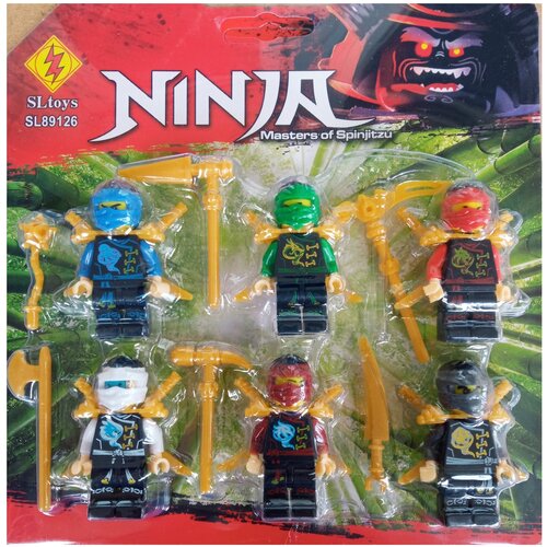фото Набор из 6 фигурок ninjago / ниндзяго
