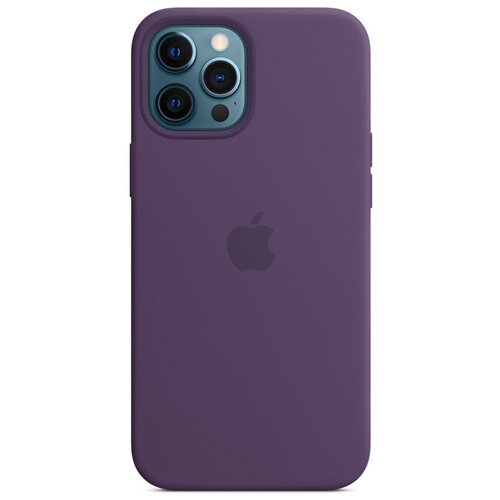 фото Панель-накладка apple silicone case with magsafe amethyst для iphone 12 pro max