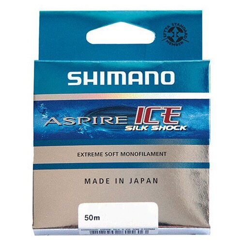 фото Монофильная леска shimano aspire silk s ice d=0.165 мм, 50 м, 3.1 кг, прозрачный