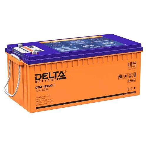 фото Аккумуляторная батарея delta battery dtm 12200 i 200 а·ч