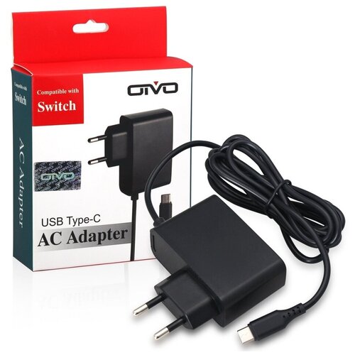фото Блок питания ac adapter for console nintendo switch (oivo iv-sw008) (switch)