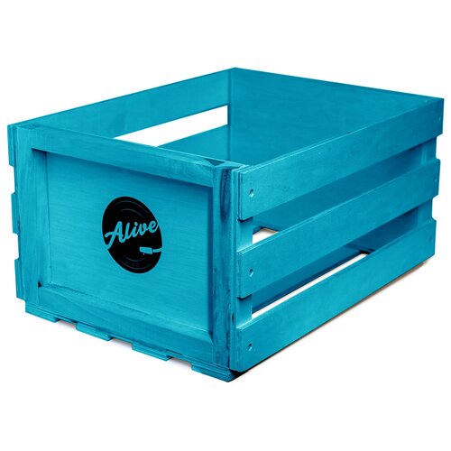 фото Alive audio ящик для хранения пластинок nature 38 х 52 х 15 см blue