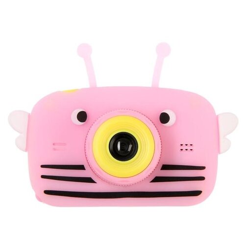 фото Фотоаппарат сима-ленд children's fun camera bee "пчела" розовый