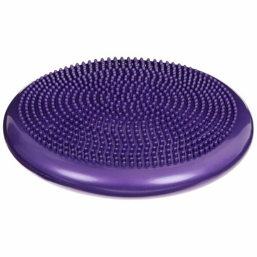 фото Подушка балансировочная, массажная, d=35 см, цвет фиолетовый mikimarket