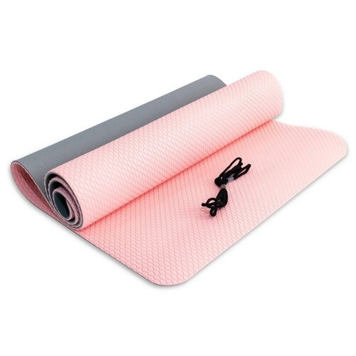 фото Коврик для йоги ironmaster 6 мм tpe розовый