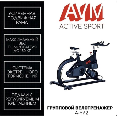 фото Профессиональный групповой велотренажер avm a-y9.2