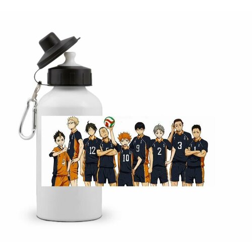 фото Спортивная бутылка волейбол, haikyuu! №13 goodbrelok