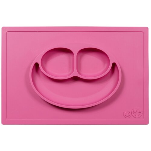 фото Тарелка ezpz happy mat, pink