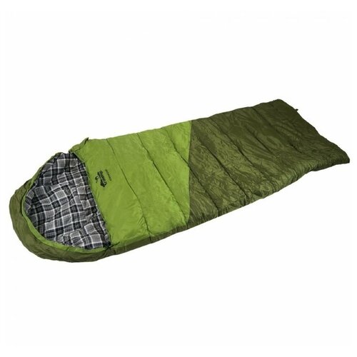 фото Спальный мешок tramp kingwood long зеленый с левой стороны