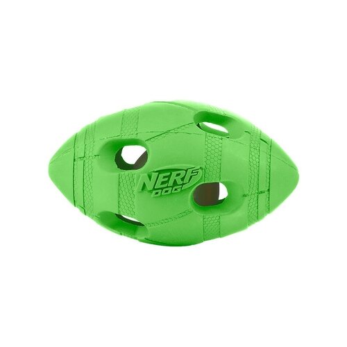 фото Nerf игрушка для собак мяч для регби светящийся, 10 см (22644), 0,420 кг (2 шт)