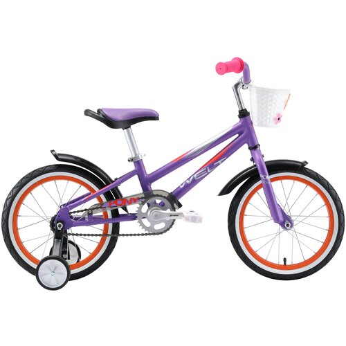 фото Детский велосипед welt pony 16 (2021) purple/orange (требует финальной сборки)