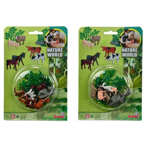 фото Игровой набор simba nature world домашние животные 4321200