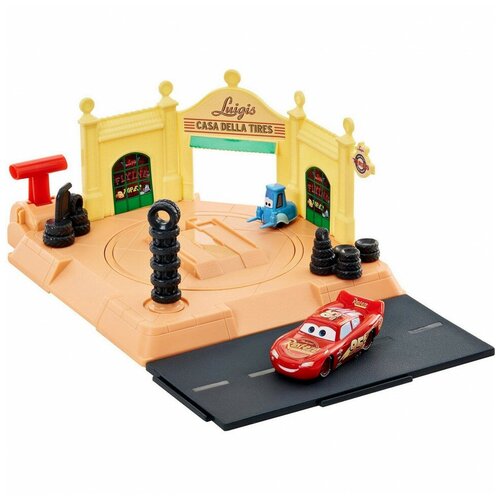 фото Набор игровой cars авторсервис магазин шин луиджи gtk83 mattel