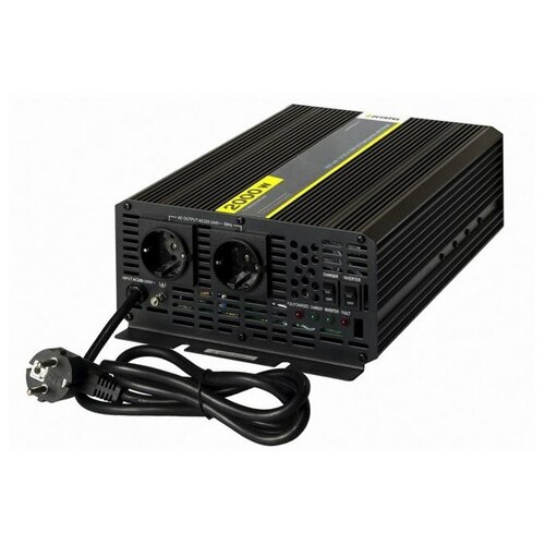 фото Инвертор kv-mu2000.12, 12в/220в, модиф. синус, ибп, 2000w pitatel