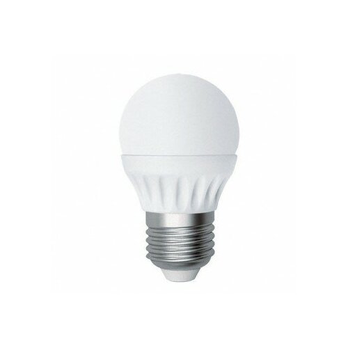 фото Лампа (led), цоколь e27, 6вт, люкс,цвет свечения теплый белый, комплект 10 штук clever-light