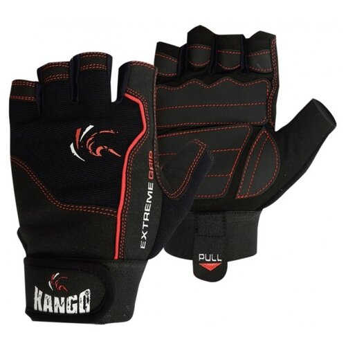 фото Перчатки для фитнеса kango wgl-102 black/red xl