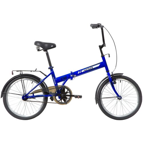 фото Велосипед novatrack 20 складной, tg30, синий, тормоз 1 руч. и нож, двойной обод, astore