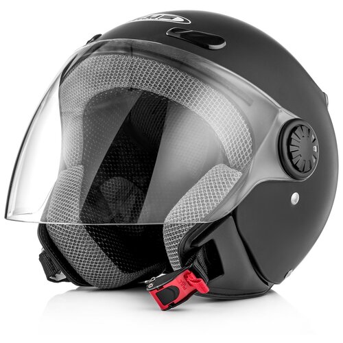 фото Шлем открытый zeus zs-210b, мат., черный, размер l zeus helmet