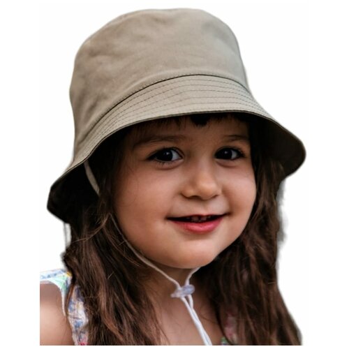 фото Панама шляпа детская летняя для девочки мальчика малышей подростка панамка от солнца море в подарок, хаки ,1,5-3 года chapken