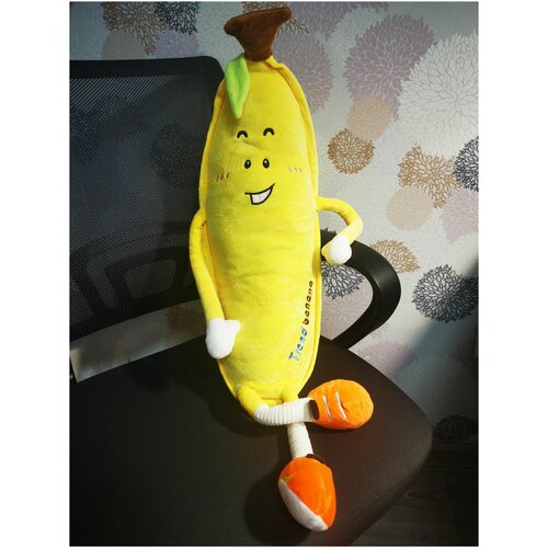 фото Мягкая игрушка подушка "деловой банан" 80см/ антистресс/ подарок ребенку нет бренда