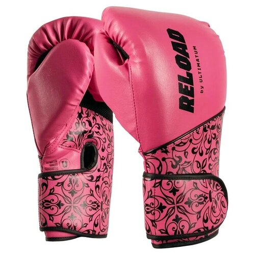 фото Универсальные тренировочные перчатки ultimatum boxing reload mr-200l candy - ultimatum boxing - розовый - 10 oz