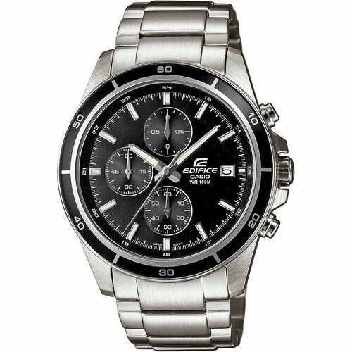 фото Наручные часы casio, черный, серебряный