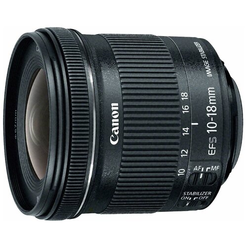 Объектив Canon EF-S 10-18mm f/4.5-5.6 IS STM черный