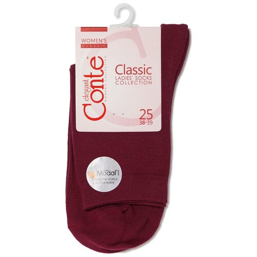фото Носки conte elegant сlassic 13с-64сп, размер 23, лиловый