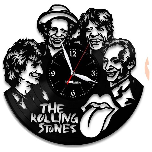 фото Часы из виниловой пластинки (c) vinyllab rolling stones