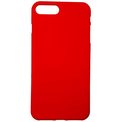 фото Чехол silicone lite для apple iphone 7 plus / iphone 8 plus без логотипа красный oem