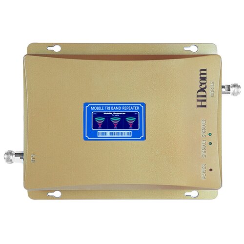фото 3g/4g усилитель сигнала на площади до 800м2 - блок репитера hdcom 70gd-900-1800 - усилитель интернет сигнала для дачи подарочная упаковка