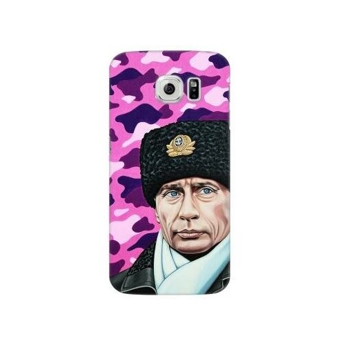 фото Deppa чехол deppa art case и защитная пленка для samsung galaxy s6, person_путин шапка,