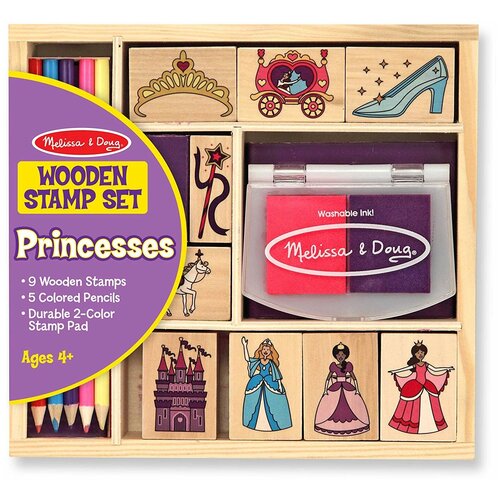 фото Melissa & doug набор печатей "принцессы"